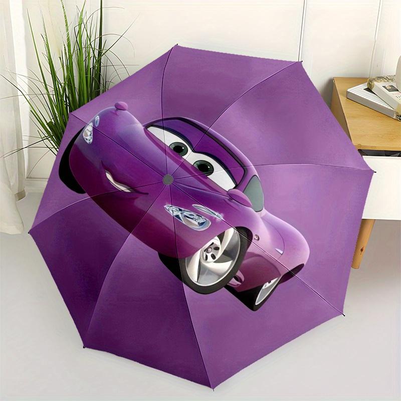 

Cars Automatic Umbrella - Tri-fold Portable Umbrella, Best Holiday Gift for Men and Women, Durable Iron Frame, Playful Design, Sturdy and Du