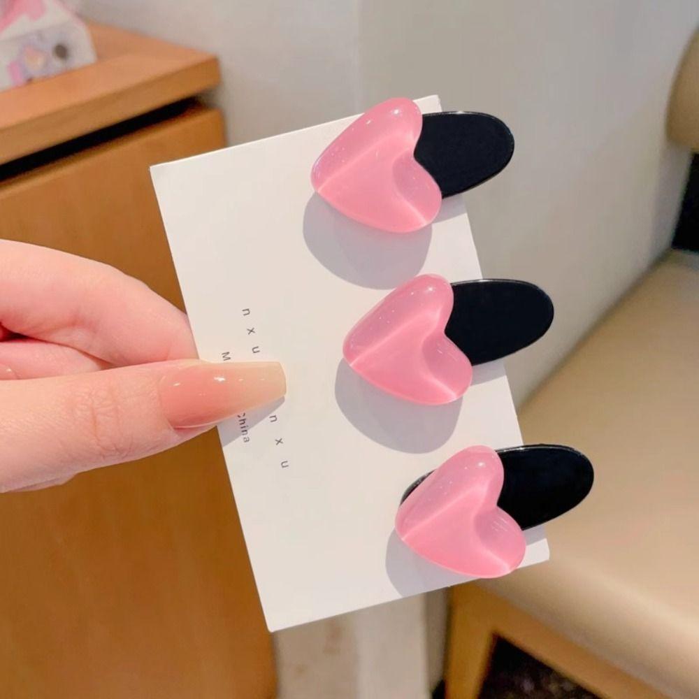 Dopamine Hairpin Heart-shaped Broken Clip Cute Hair Clips