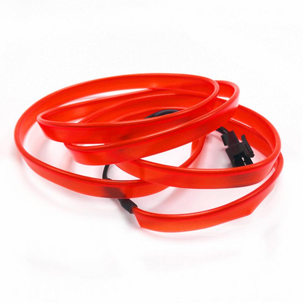 5M Flexible Neon Light Car EL Wire Rope Tube LED Strip Waterproof Party Decor Lamp With 12V Controller
