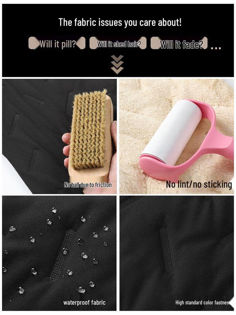 Men's Waterproof, Warm Lamb Fleece Pants - Loose Fit, Plus Size, Straight-Leg, Autumn/Winter Essentials