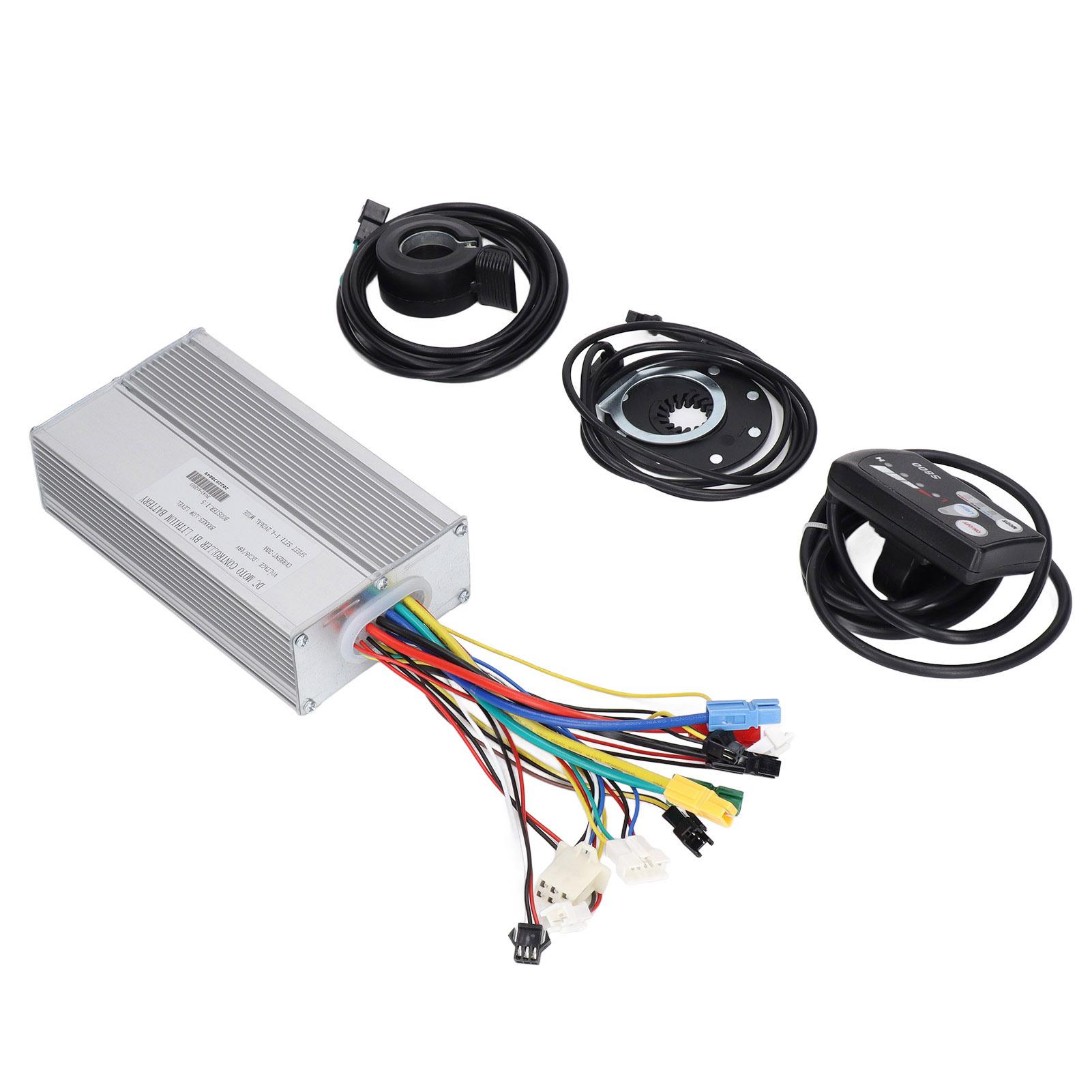 30A 1000W Motor Brushless Controller Kit Speed Controller Set with S800 Panel for Electric Bike Scooter