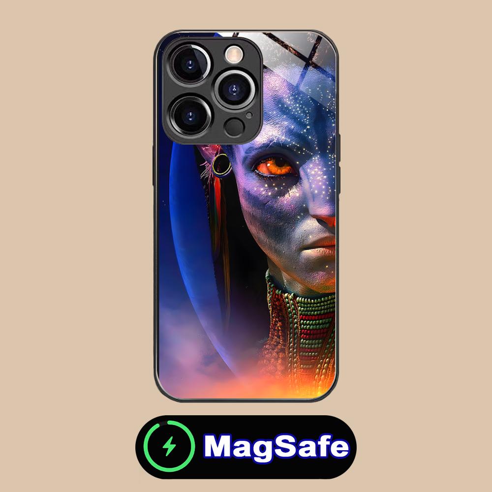 Movie A-Avatar Mobile Phone Case for iPhone 16 15 14 13 12 11 Pro Max Plus Mini MagSafe Glass Colour Printing Cellphones Pretty