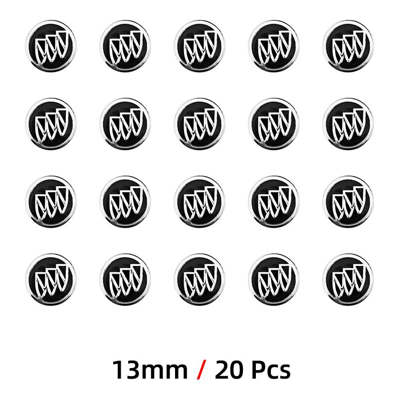 13mm/14mm/17mm Car Key Emblem Stickers Auto Door Keyhole Logo Decal For Buick Excelle XT Envision Verano Regal LaCrosse Envista