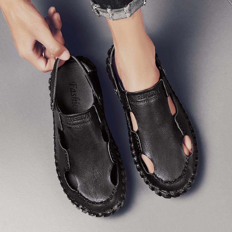 Fashion Summer Men's Shoes Classic Casual Business Style Daily Gentleman's Office Leisure Outdoor Street or Beach Sandal 38-48 New