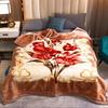 High End Printed Warm Winter Raschel Blanket for Bed Soft Warmth Thickened Single Double Quilts Skin Friendly Weighted Blankets