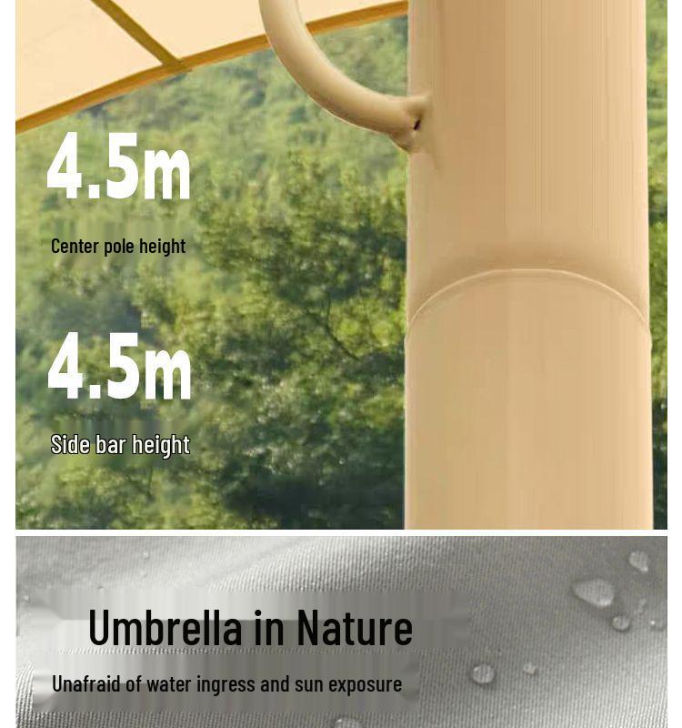 Giant Octopus Sunshade: Extra-Large Rainproof Camping Canopy Tent With Sun Protection