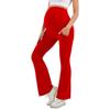 European & American High-Waisted Maternity Support Pants, Nylon Stretch, Micro-Flare, Plus Size, Versatile Outerwear JL13