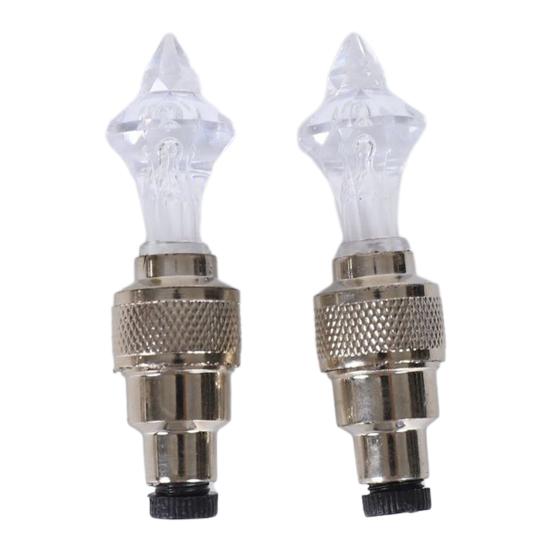 2/4ks Světlo na ventil duše jízdního kola Chytrý senzor LED Lampa na kolo pro noční jízdu Barevná Dekorativní lampa na ventil silničního nebo horského kola Příslušenství pro jízdní kola