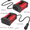 300W Car Power Inverter 12V to 220V Voltage Converter Portable Charger for Phone/Speaker/Camera, European Standard
