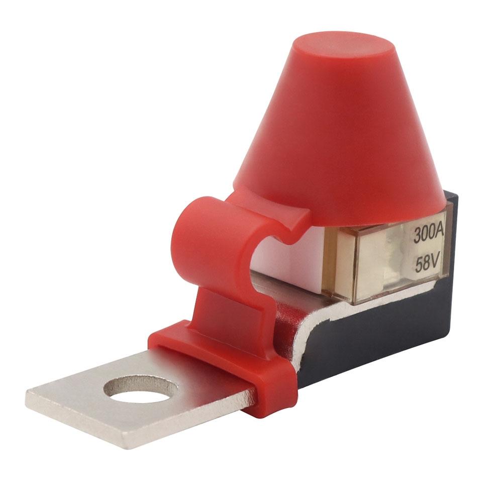 Red Insulating Cap Fuse Holder Terminal 100A 200A 300A