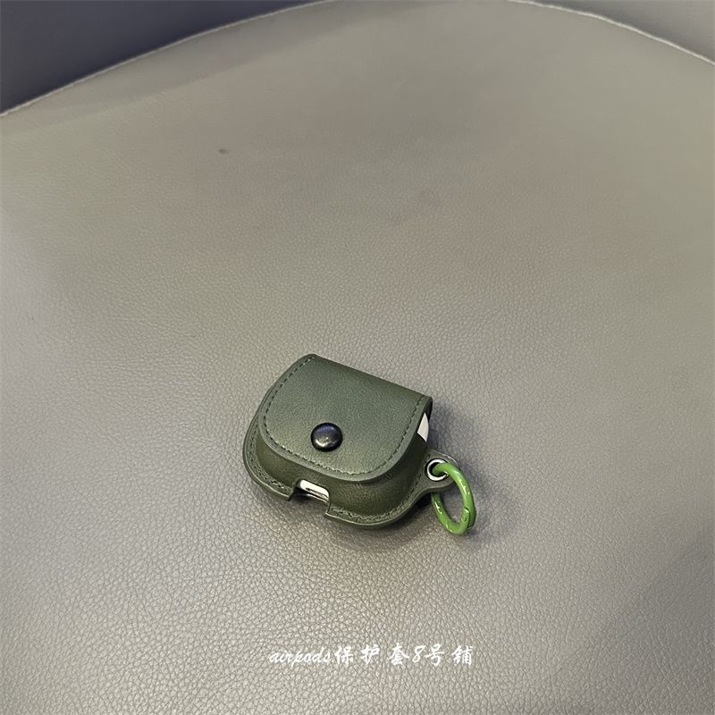 Minimalist Retro Leather Earphone Case for Apple Wireless Bluetooth AirPods Pro1 Generation 2 Generation 3 Generation Protective Case Buggy Bag