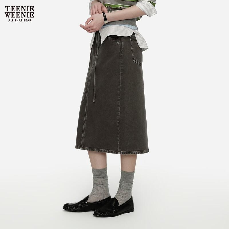 Teenie Weenie Little Bear Letter A-Line Long Skirt