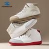 HOBIBEAR Wide Toe Synthetic Leather Ankle Sneakers - Slip-on Flat Shoes for Spring & Autumn