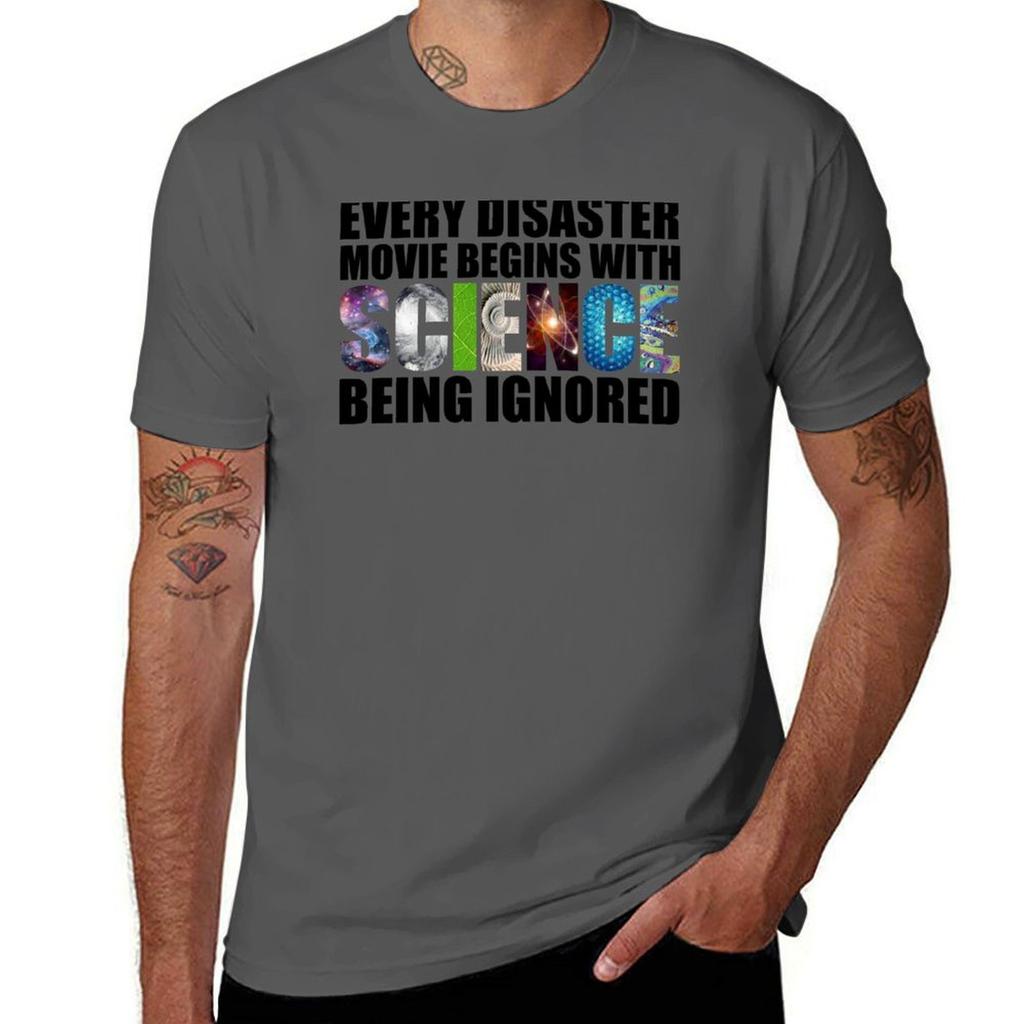 Science Disaster Movie Tshirt Thanksgiving Casual Tee Tshirt