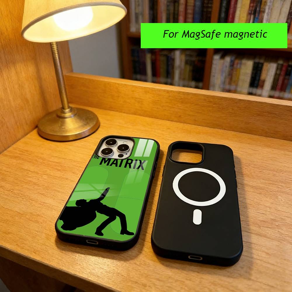 The Matrix Phone Case For iPhone17,16,15,14,13,12,11 Plus,Pro Magnetic For Magsafe Wireless Charging