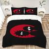 Black Symbolism Print 3Pcs Bedding Setduvet Cover With 2 Bedropillowcase Home Birthday Gift