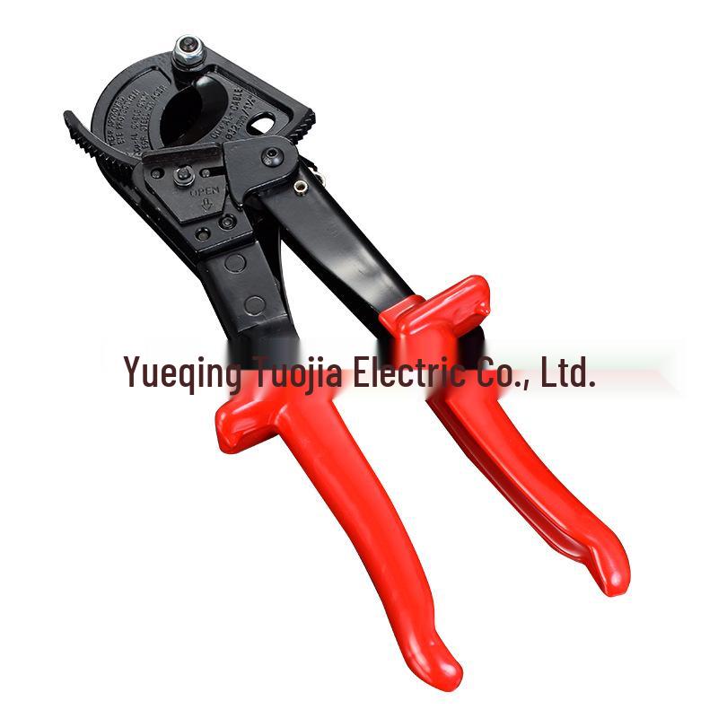 HS-325A Ratchet Cable Cutter & Scissors Pliers for Line Breaking