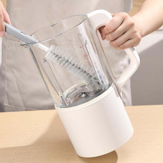Cleaning Brush Retractable Handle Adjustable Length Soy Milk Machines High-Density Sponge Brush Multifunctional Cup Brush