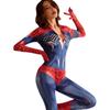 Sex lingerie red spider-man sexy tight uniform long zipper crotch seduction anime character