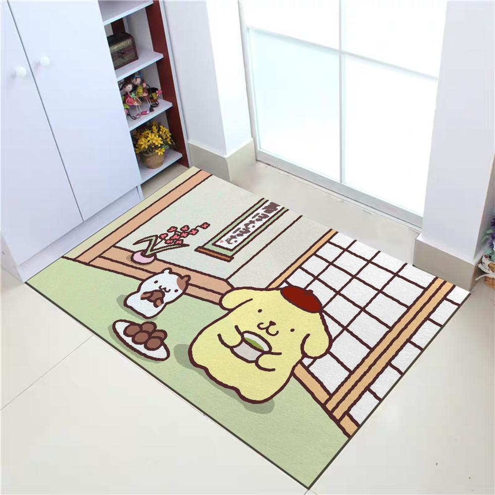 Kitchen Floor Mat Pompompurin Rug Anti Slip Mat Non Slip Carpet Entrance Door Mats Welcome Home Living Room Rugs Doormats Foot