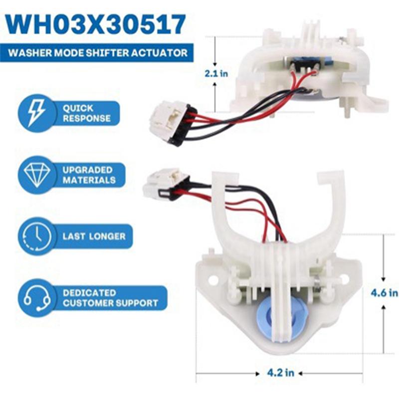 A78E-Dichtung Schaltschalter Ersatz WH03X30517 Für GE Waschmaschine-Austauschbar WH05X25036,WH05X24435