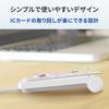 IODATA IC Card Reader Writer Tax Return My Number Card HPKI Card Electronic Vehicle Inspection Card Holder Included Windows Mac Compatible Contactless