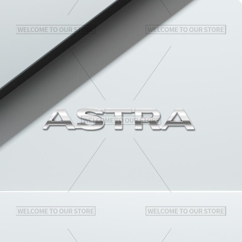 1pc 3D Car Styling For  Astra G H J K F Letter Emblem OPC GTC Vauxhall Badge Metal Stickers Rear Trunk Decals Auto Accessories