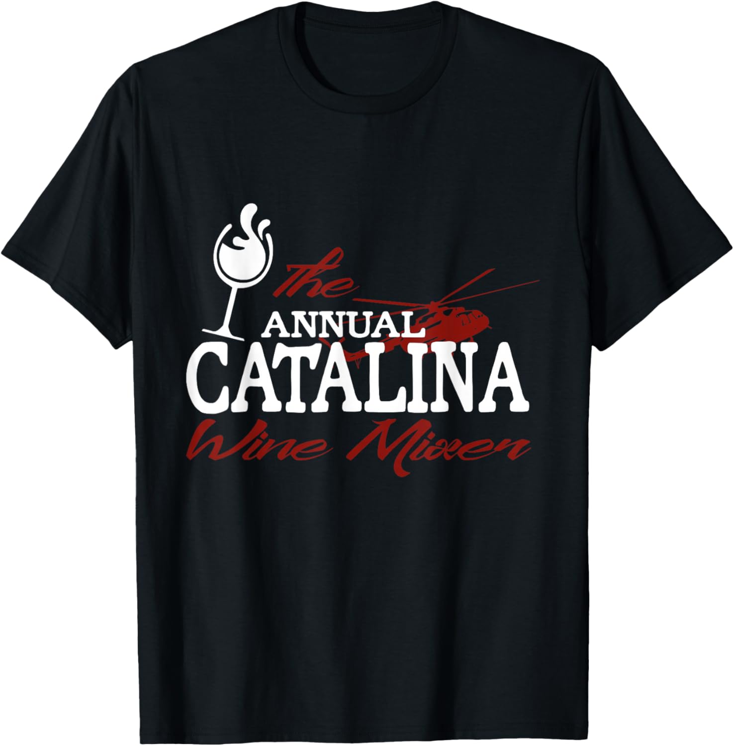 Annual Catalina Wine Mixer T Shirt Funny Movie Quote Tee T-Shirt S разноцветный