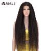 Noble Synthetic Lace Front Wig Long Curly 38 Inch Red Wig For Women Afro Kinky Curly Lace Front Wig Cosplay Blonde Lace Wig