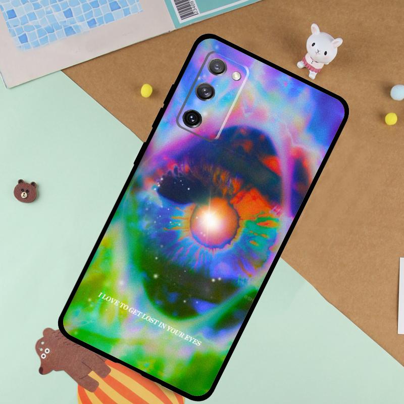 Heißer Verkauf Spirituell Trippy Weiche Hülle Für Samsung Galaxy S25 Ultra S9 S10 S20 S22 S21 Plus S23 FE S24 Ultra Funda Abdeckung