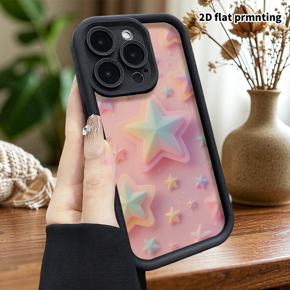 Phone Case: 2D Flat Design Suitable for iPhone 18 17 16 15 14 13 Pro Protective Case, Three-dimensional Edges, Perfect Christmas and Halloween Holiday