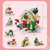 Christmas Street Scene Elk Puzzle Puzzle Children's Building Block Toys