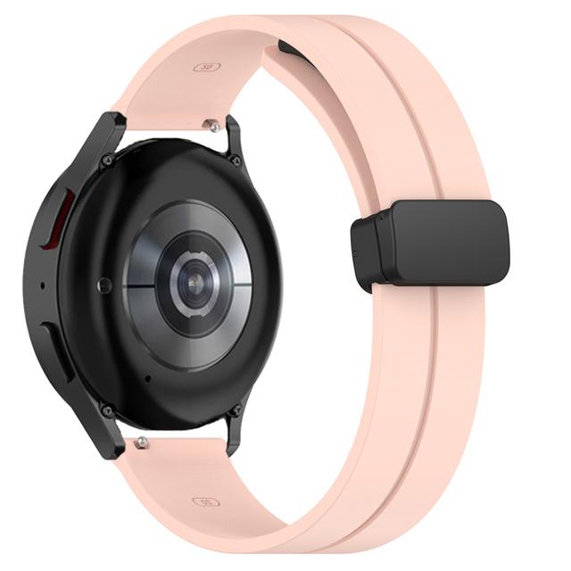 20mm 22mm Watch Strap For Samsung Galaxy watch 6/7/4/5 pro/classic/gear s3 Silicone Magnetic bracelet Huawei watch gt 4 2 3 band
