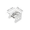 20Pcs Stainless Steel Curtain Rod End Sealer Plugs Rail Finials Caps Easy to Install Remove Decorative Home Living Room Bedroom