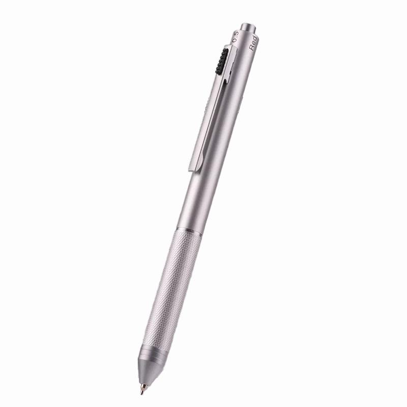 4-in-1 Multifunktionsstift: Mehrfarbiger Kugelschreiber, Druckbleistift, Gelstift mit Schwerkraft-Sensor-Technologie