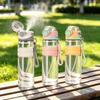 Botella de Agua con Atomizador de 750 ML Doble Uso Vaso de Agua para Estudiantes Botella de Agua Duradera para Exteriores Camping