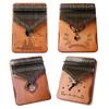 Kalimba Prática de 21 Teclas Piano de Polegar Textura de Madeira Premium Adequada para Tons Claros e Desfrute Musical Portátil