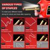 100W Plastic Welding Repair Kit & 2-IN-1 Soldering Iron 200/1000Pcs Hot Staples Kayak Bumper Car Repair Tools