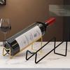 1 Pack Wine Bottle Rack for Countertop Simple Home Counter Decoration - Vertical Wine Bottle Display Stand Storage Rack