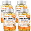Plant-Derived Enzyme Complex Capsules, Nattokinase 10,000 FU, Coenzyme Q10, Bromelain, Olive & Turmeric Blend, Nutritional Supplement