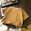 Children's Cotton Short Sleeve White Red Black T-shirt Girls' Summer Baby Clothes Kids Boys' Tops