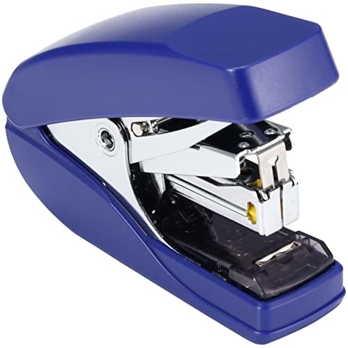 KOKUYO Stapler Stapler Power Latch Kiss 32 Sheets Blue SL-MF55-02B Body Size: 29x80x64mm/Number of Bound Sheets: PPC Paper Size 20-32 Sheets/91g