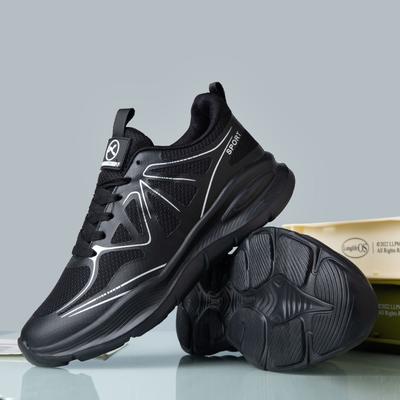 Wiosenne nowe buty męskie siateczkowe oddychające lekkie buty sportowe do biegania modny trend wszechstronne męskie buty codzienne