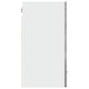 Living room hanging cabinet, wall mounted storage cabinet, multifunctional entryway storage cabinet, Lyon concrete gray 30x31x60 cm wood composite