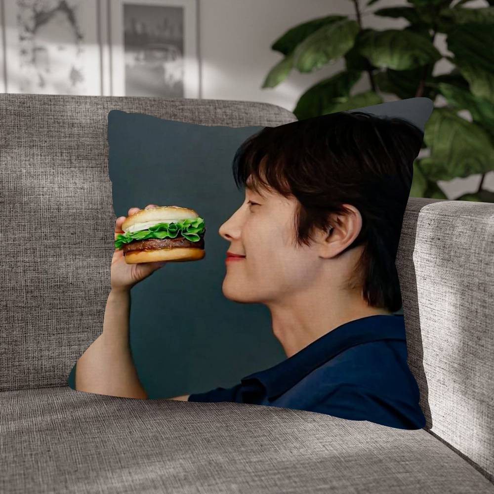 Creative Lee Byung Hun Pink Bow Fashion Decorative Pillowcase Throw Cover Pillow Case Cushion For Living Room Square Home Decor