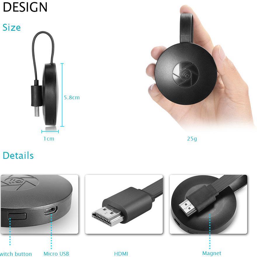 4K TV Stick MiraScreen 2.4G Wireless Display Receiver For TV Receiver Miracast Wifi TV Dongle For Ios Android Wireless Display
