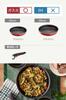Tefal Pot and Frying Pan Set with Removable for Gas Fire Free of Harmful Substances Such As Neo Paprika Red L15193 Handle, 3-piece Set, Only, PFOA,