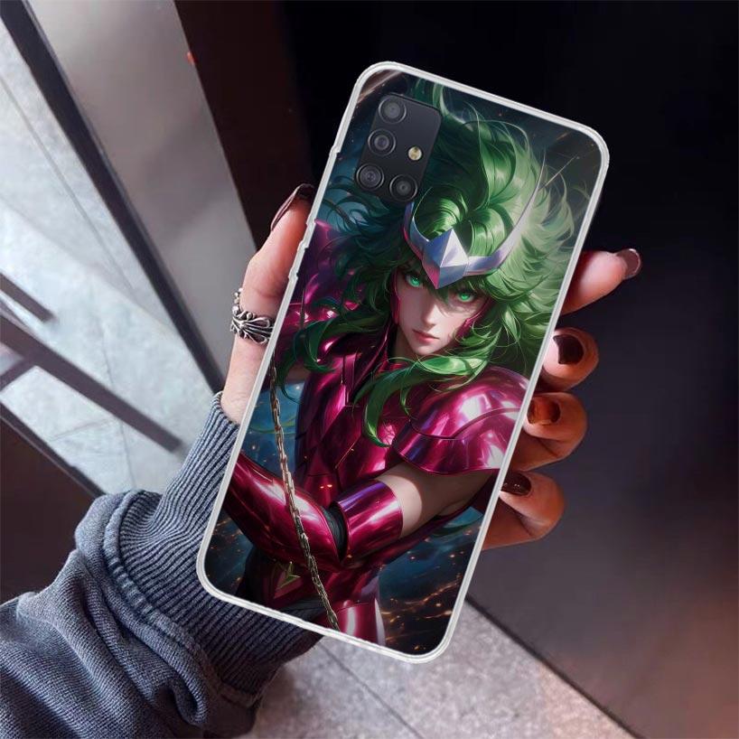 Saint Seiya Cool Phone Case For Samsung Galaxy A52 A51 A50S A32 A22 A12 A02S A72 A71 A31 A70 A30S Note 20 Ultra 10 Plus S10 Gala