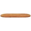 VidaXL Dessus de table 90x40x3,8 cm ovale bois massif d'acacia 370093