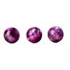 Natürliche lila Amethyst & Lepidolith runde Perlen für DIY-Armbänder, Einzelstück.